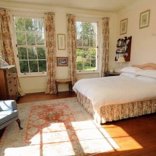 The Corner Room Luxury En Suite Bedroom With River View Warwick Hall Carlisle